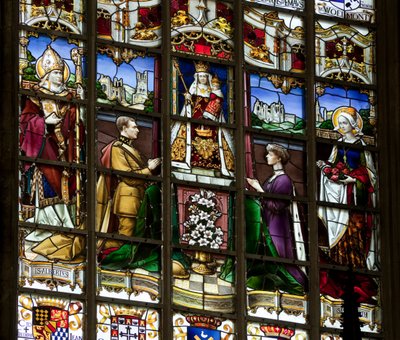 Vitrail, Église Notre-Dame du Sablon - Belgian School