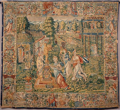 Les dons de Pomone, nymphe des fruits. Tapisserie des manufactures de Bruxelles. 16ème siècle, Gênes, Musei di Strada Nuova - Belgian School