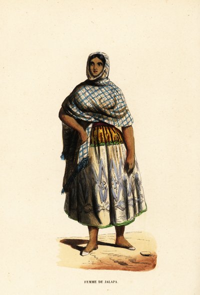 Femme de la ville de Xalapa, Veracruz, Mexique - Belgian School