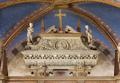 Crypte, Arche des Saints Marcellin et Pierre Exorciste, Sarcophage avec statues de Saint Marcelin et Saint Pierre Exorciste, Benedetto Briosco 1506-08 - Benedetto Briosco