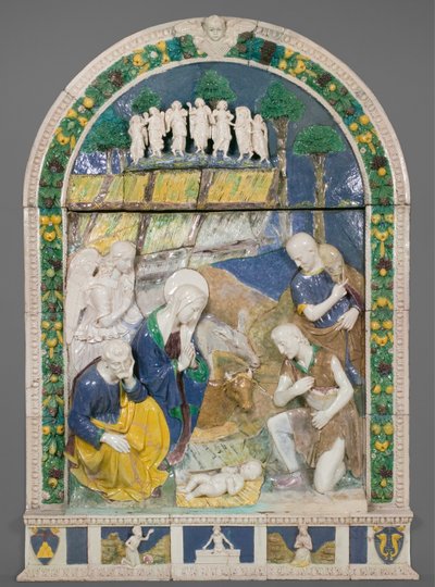 Adoration des bergers - Benedetto Buglioni