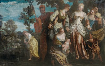 La découverte de Moïse - Benedetto Caliari