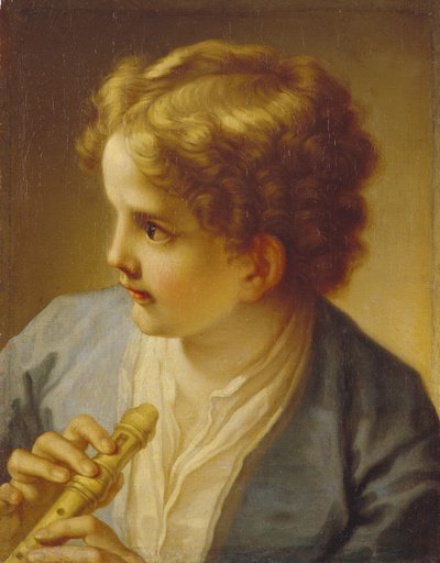 Garçon avec une flûte - Benedetto Luti