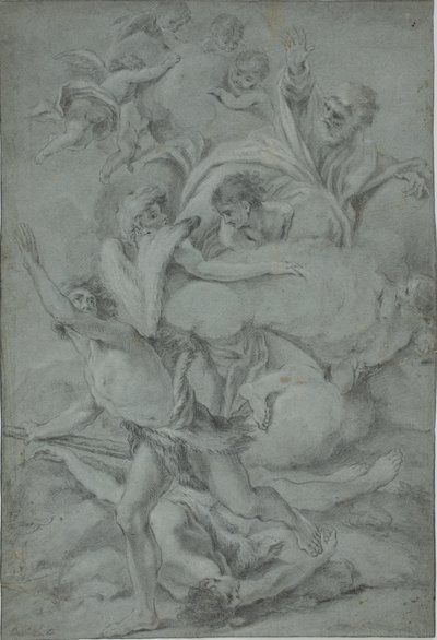 Dieu maudissant Caïn après le meurtre d