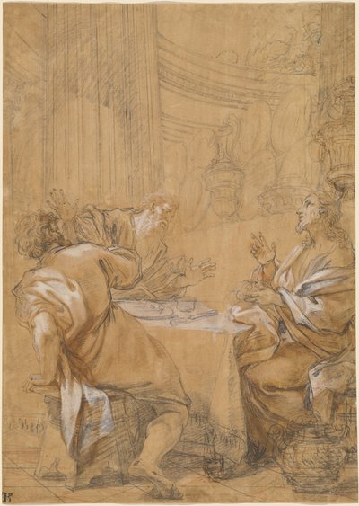 Le Souper à Emmaüs - Benedetto Luti