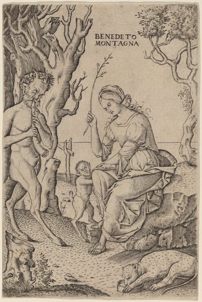Famille de satyres - Benedetto Montagna