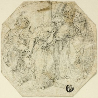 Femme évanouie à la porte d