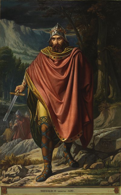 Portrait du roi wisigoth d