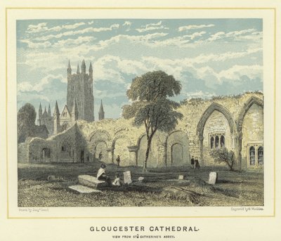 Cathédrale de Gloucester, vue de l