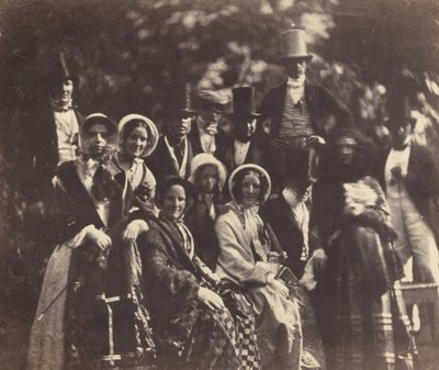 Groupe de mariage, vers 1852 ou 1853 - Benjamin Brecknell Turner