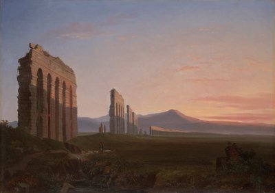 Vue de la campagne romaine - Benjamin Champney