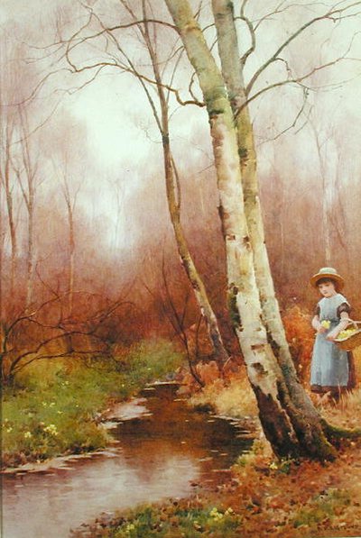 Cueillette des primevères - Benjamin D. Sigmund