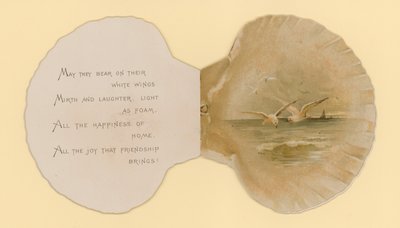 Illustration pour un livret intitulé Coquillages de mer - Benjamin D. Sigmund