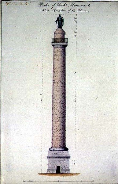 Élévation du monument du duc d