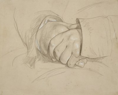 Mains Jointes, dites être celles du Poète William Wordsworth - Benjamin Haydon