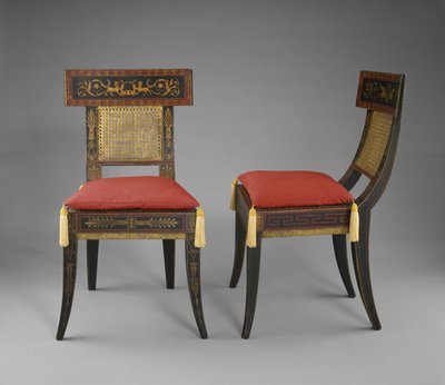 Paire de chaises latérales, c. 1808 - Benjamin Henry Latrobe