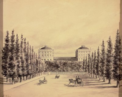 Capitole des États-Unis depuis Pennsylvania Avenue, c.1814 - Benjamin Henry Latrobe