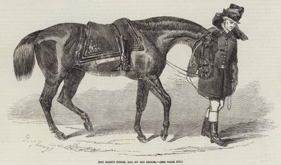 Le cheval du duc, conduit par son palefrenier - Benjamin Herring