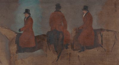 Études de cavaliers dans le champ de chasse - Benjamin Marshall