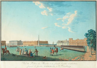 Le Palais de Marbre à Saint-Pétersbourg, c. 1800 - Benjamin Paterssen
