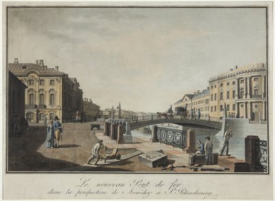 Vue du Pont Vert à Saint-Pétersbourg - Benjamin Patersson