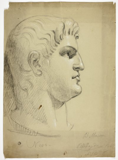 Tête de Néron au British Museum - Benjamin Robert Haydon