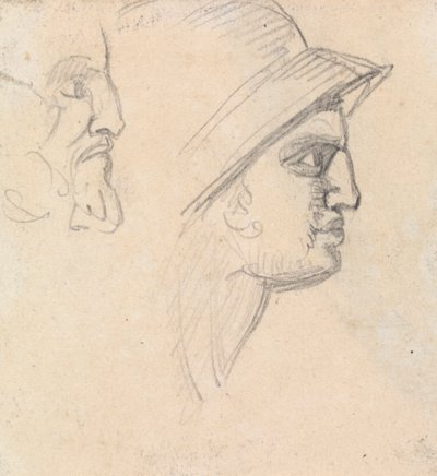 Étude de têtes masculines - Benjamin Robert Haydon