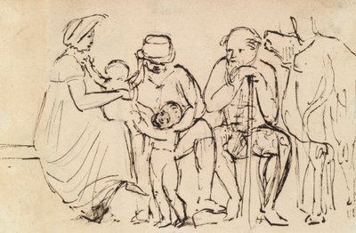 Étude de figures assises - Benjamin Robert Haydon