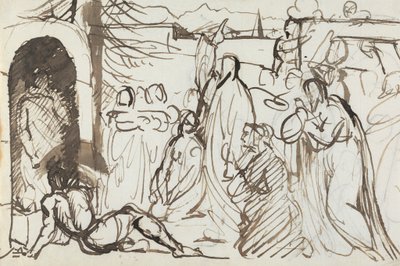 Étude de la Résurrection de Lazare - Benjamin Robert Haydon