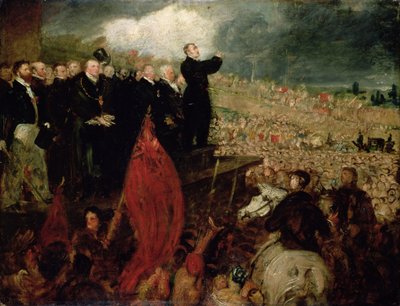 La Réunion des syndicats sur Newhall Hill, Birmingham, 16 mai 1832 - Benjamin Robert Haydon