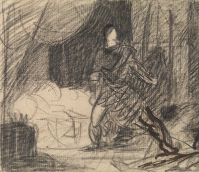 Le meurtre de Duncan - Macbeth avec le corps (et Lady Macbeth approchant) - Benjamin Robert Haydon