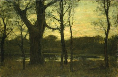 Une mare dans la forêt, fin du 19e siècle - Benjamin Rutherford Fitz