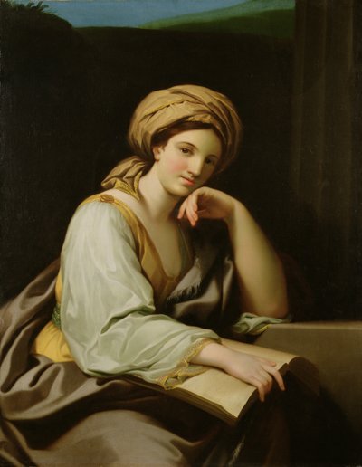 Une sibylle avec un livre, d