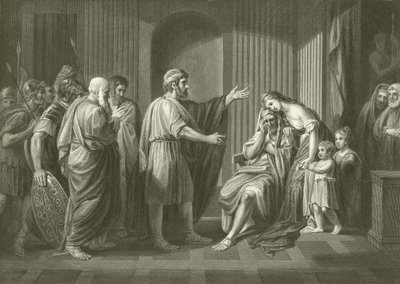 Bannissement de Cléombrote - Benjamin West