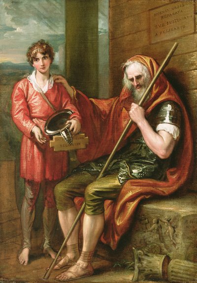 Bélisaire et le garçon, 1802 - Benjamin West