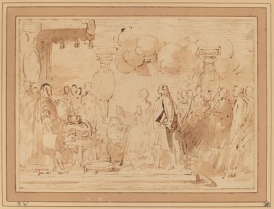 George III reprenant le pouvoir royal en 1789 - Benjamin West