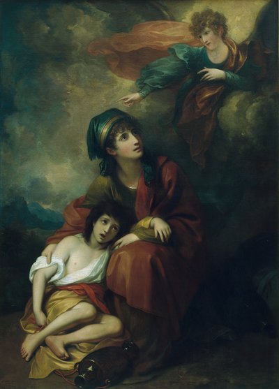 Agar et Ismaël, 1776, retravaillé 1803 - Benjamin West