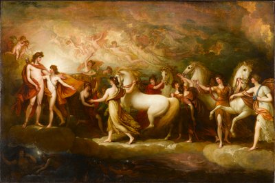Phaéton demandant à Apollon de conduire le char du Soleil, 1804 - Benjamin West
