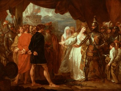 La Reine Philippa intercédant pour la vie des bourgeois de Calais, 1788 - Benjamin West