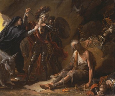 La caverne du désespoir - Benjamin West