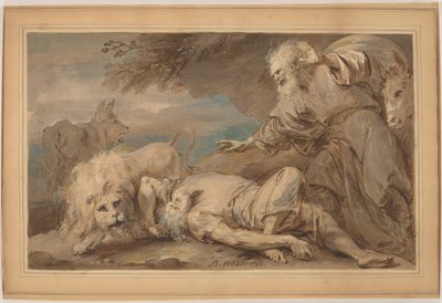 Le prophète désobéissant - Benjamin West
