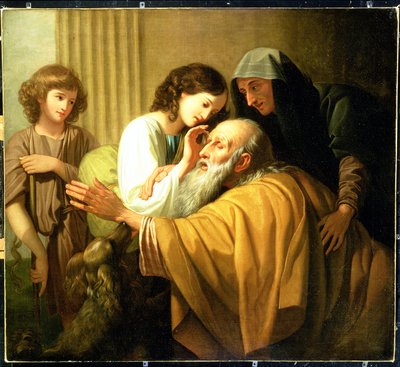 Tobias guérissant la cécité de son père, 1772 - Benjamin West