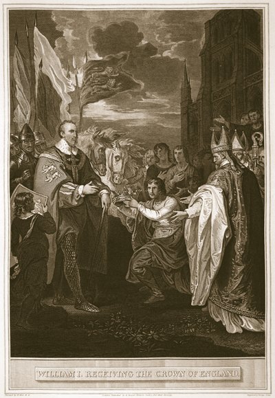 Guillaume Ier recevant la couronne d