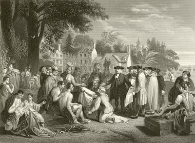 Le traité de William Penn avec les Indiens - Benjamin West