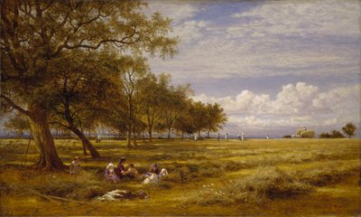 Un champ de foin anglais - Benjamin Williams Leader