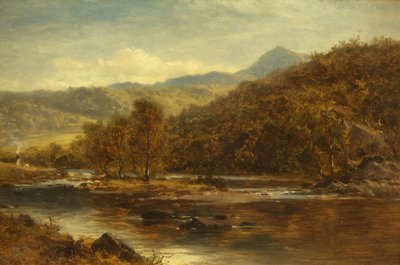 Sur la rivière Lledr - Benjamin Williams Leader