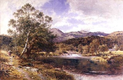 Sur le Llugwy, nord du Pays de Galles - Benjamin Williams Leader