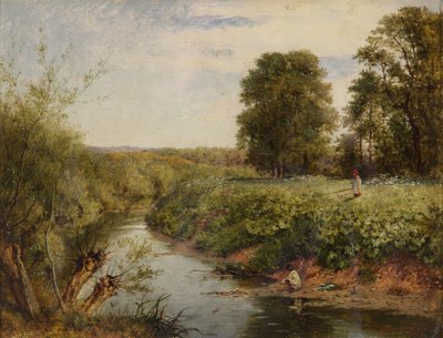 Sur la Teme à Worcester - Benjamin Williams Leader