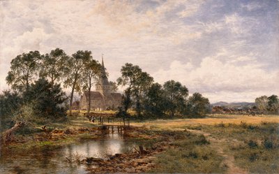 Église de Shere, Surrey - Benjamin Williams Leader