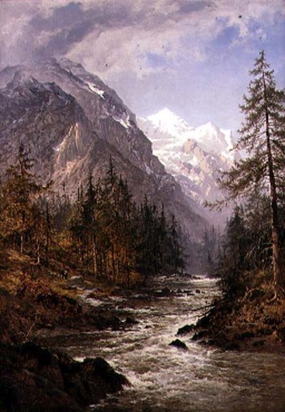 Le Sheum de Rosenlaui - Benjamin Williams Leader